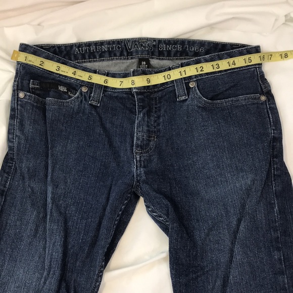 Vans Blue Denim Jeans Size 28 - Picture 3 of 11